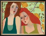 Sister by My Side Limited Edition Framed Print by Kathy Sosa