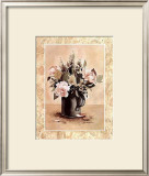 Sweetpeas and Roses Art by Carol Robinson