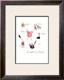Les Musts de Beaute Print by Tina 