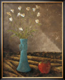 Aqua Vase I Posters by Trevor Copenhaver