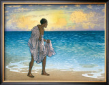 Hawaiian Fisherman Framed Giclee Print by Charles W. Bartlett