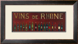 Vins de Rhone Posters by Taddio 