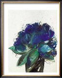 Blauer Blumenstrauss Prints by Johannes Bender