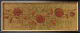 Roses Interlace Print by Mali Nave