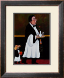 Waiter and Best Friend Print by Guy Buffet