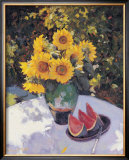 Sunflowers Print by Edward Noott