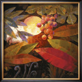 Tropical Leaves and Moon II Prints by June K. An