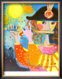 The Flute Player Print by Rosina Wachtmeister