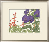 Japanese Flower Garden VI Poster by Konan Tanigami