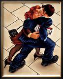 Powersuits and Pinstripes Limited Edition Framed Print by Graham Mckean