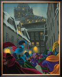 Winter in Quebec Prints by Claude Theberge