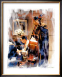 Duet, Los Angeles, California Framed Giclee Print by Nicolas Hugo