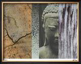 Buddha in My Garden I Limited Edition Framed Print by M.J. Lew