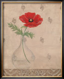 Perfect Poppy I Print by Angela Ferrante