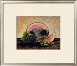 Melon and Grapes Poster by Richard Henson