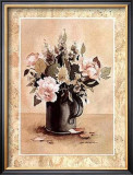 Sweetpeas and Roses Posters by Carol Robinson