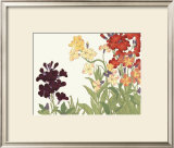 Japanese Flower Garden I Posters by Konan Tanigami