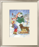 Frosty Morning Greeting Posters by Donna Race