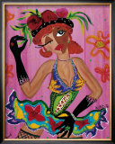Pink Rosita Poster by B. Ingrid