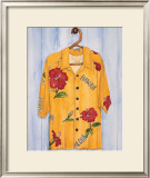 Hawaiian Shirt, Hibiscus Prints by Mary Spears