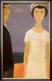 Le Couple Prints by Jean Paul Lemieux