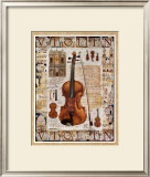 Violin Print by Richard Henson