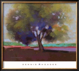 Twilight Oak IV Art by Dennis Rhoades