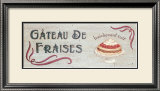 Gateau de Fraises Posters by Louise Max