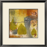 Three Green Leaves Posters by Barbara Marcus-mckenna