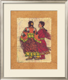 Scarlet Fancy Shawls Prints by Lydia Dillon-Sutton
