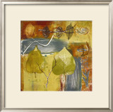 Blue Cactus Prints by Barbara Marcus-mckenna