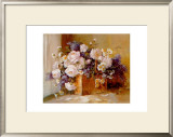 Panier de Fleurs Poster by Angela Vernetti
