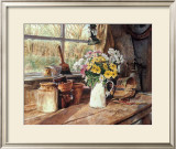 Chrysanthemums Print by Neil Faulkner