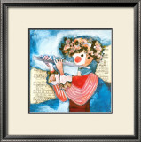 Flutist II Prints by Rosina Wachtmeister