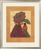 Red Parasol Print by Lydia Dillon-Sutton