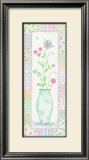 Patchwork Floral I Art by Clare Lake