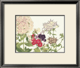 Japanese Flower Garden II Prints by Konan Tanigami