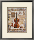 Violin Posters by Richard Henson