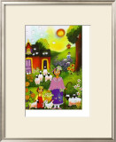 Bergerie d'Eugenie Print by Jenny Hellers
