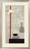 Red and White Setting II Prints by J.l. Vittel