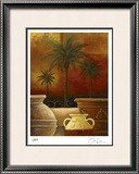 Sunset Palms I Limited Edition Framed Print by Georgia Rene