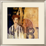 Rue du Vieux Bistro Prints by Pascale Nesson
