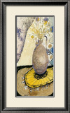 Curtains and Flowers III Prints by Lola Soto-vicario