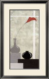 Red and White Setting I Posters by J.l. Vittel