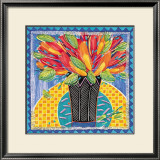 Floral Swirl Pôsteres por Penny Feder Floral Swirl Pôsteres por Penny Feder