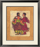 Scarlet Fancy Shawls Prints by Lydia Dillon-Sutton