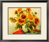 Sonnenblumen III Print by E. Kruger