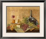 Bordeaux Gold Art by Janet Stever