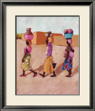 Three Africans Art by Kalou 