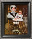 Primitive Portraits III Prints by Charles Wysocki